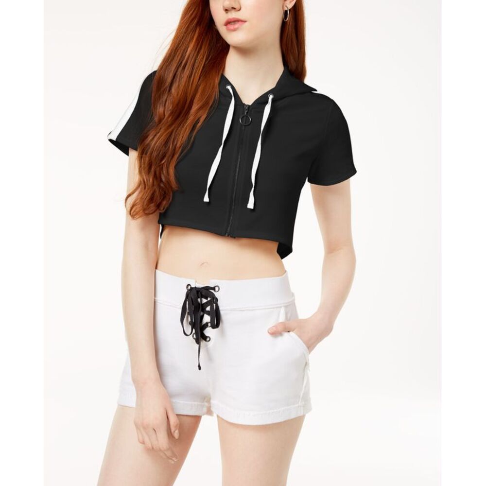 Material Girl Active Juniors Cotton Cropped Hoodie